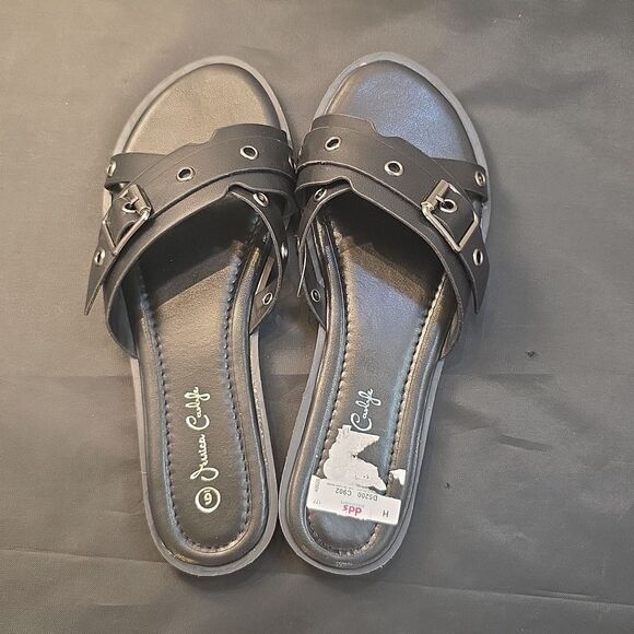 BRAND NEW JESSICA CARLYLE WOMENS STRAPPY DOME-STUD EMBELLISHED SANDAL - Picture 11 of 14